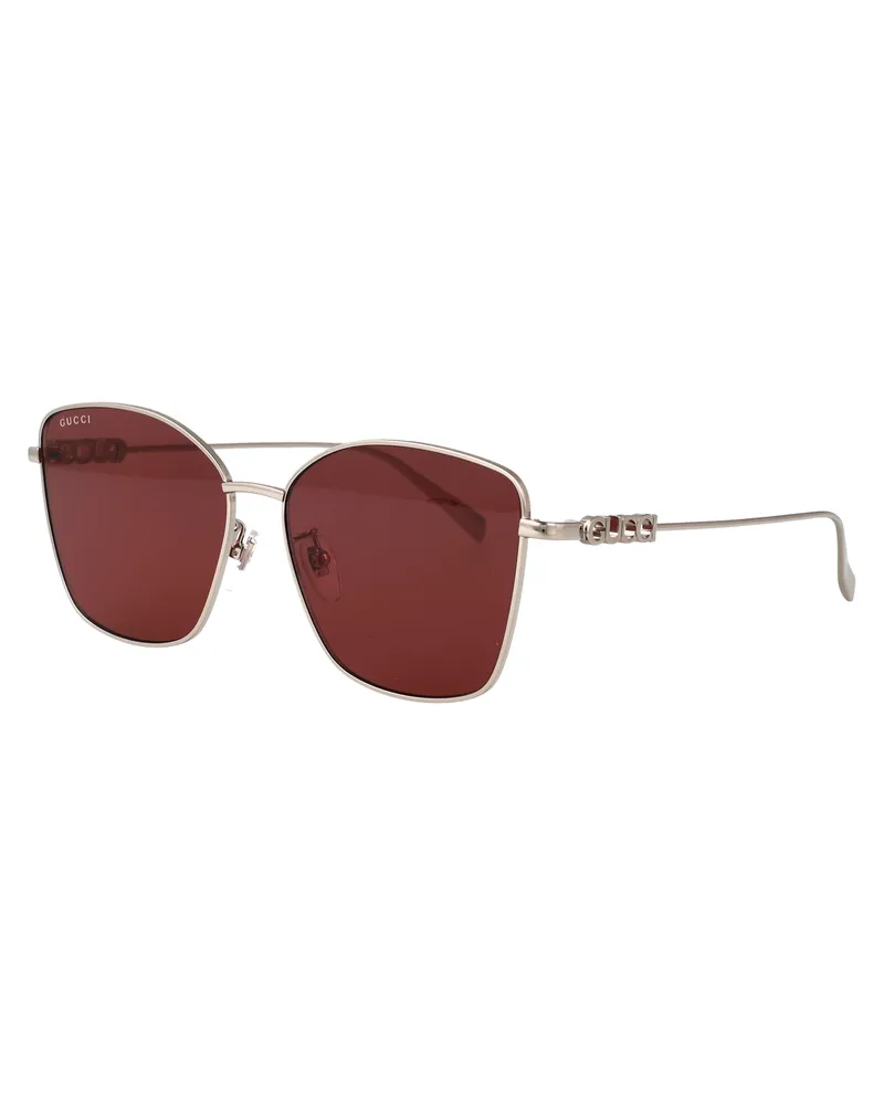 Gucci GG1805SA Silver Metal Sunglasses — Silver Silver