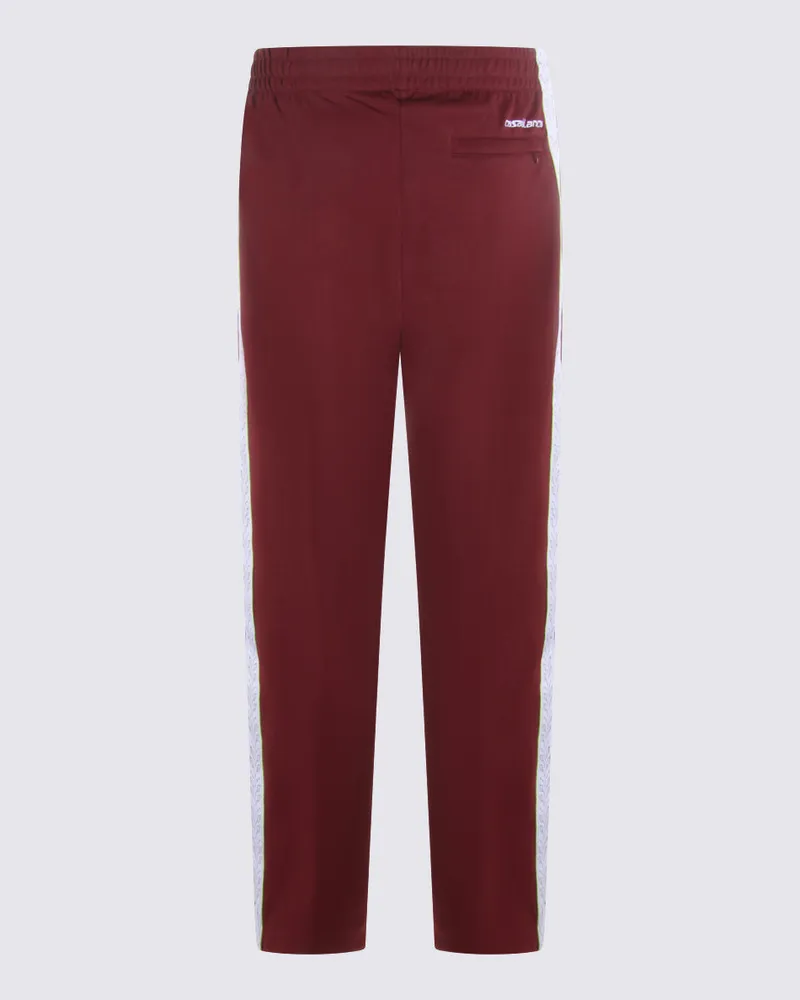 Casablanca Paris Men's Trousers Bordeaux _pl Co Burgundy