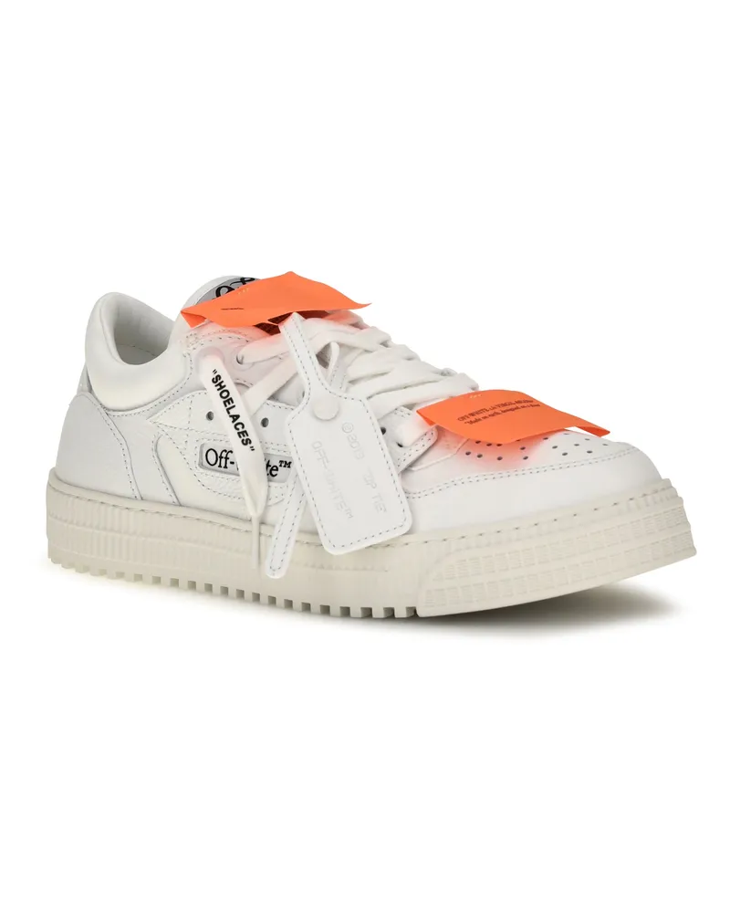 OFF-WHITE Men's 3.0 Court Sneakers White Orange White