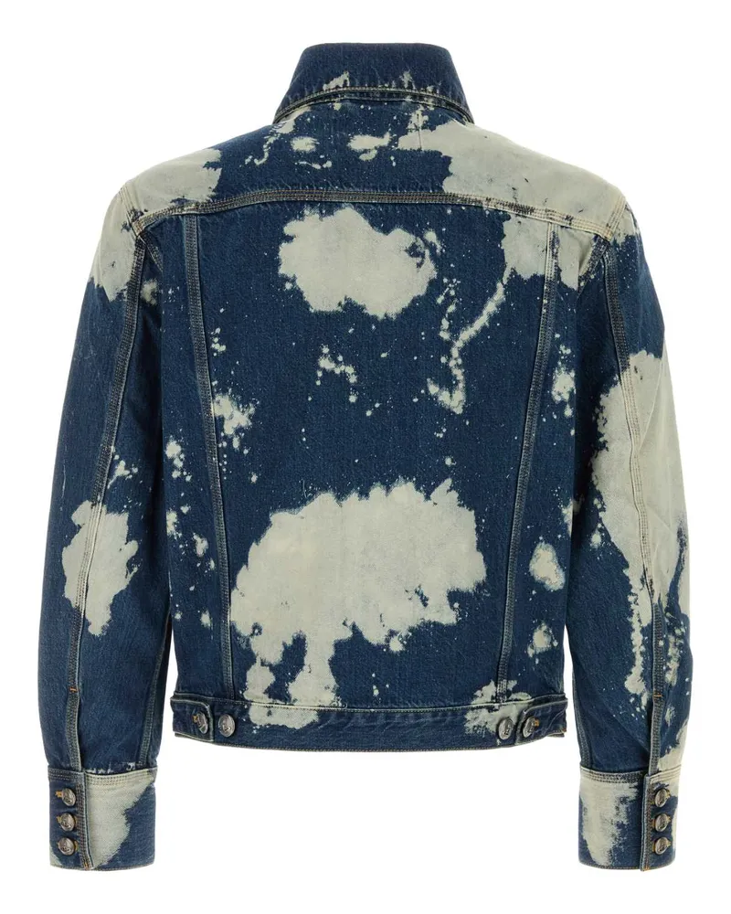 Vivienne Westwood Men's Denim Jacket Blue Exterior: Cotton Giacche E Gilet Blue