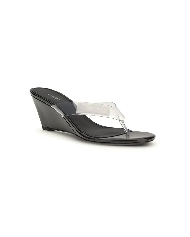 COPERNI Women's Black Pvc Flip-Flop Sandals Black
