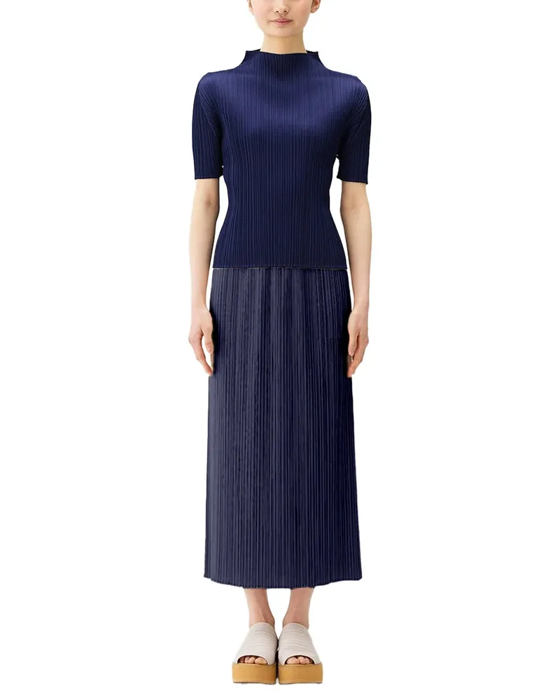 Issey Miyake Skirt — Navy Navy