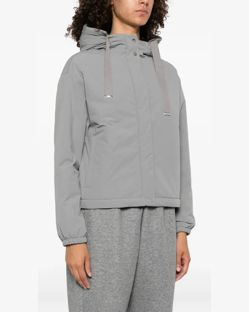 Herno Women's Hooded Drawstring Jacket Aw25 W Grey