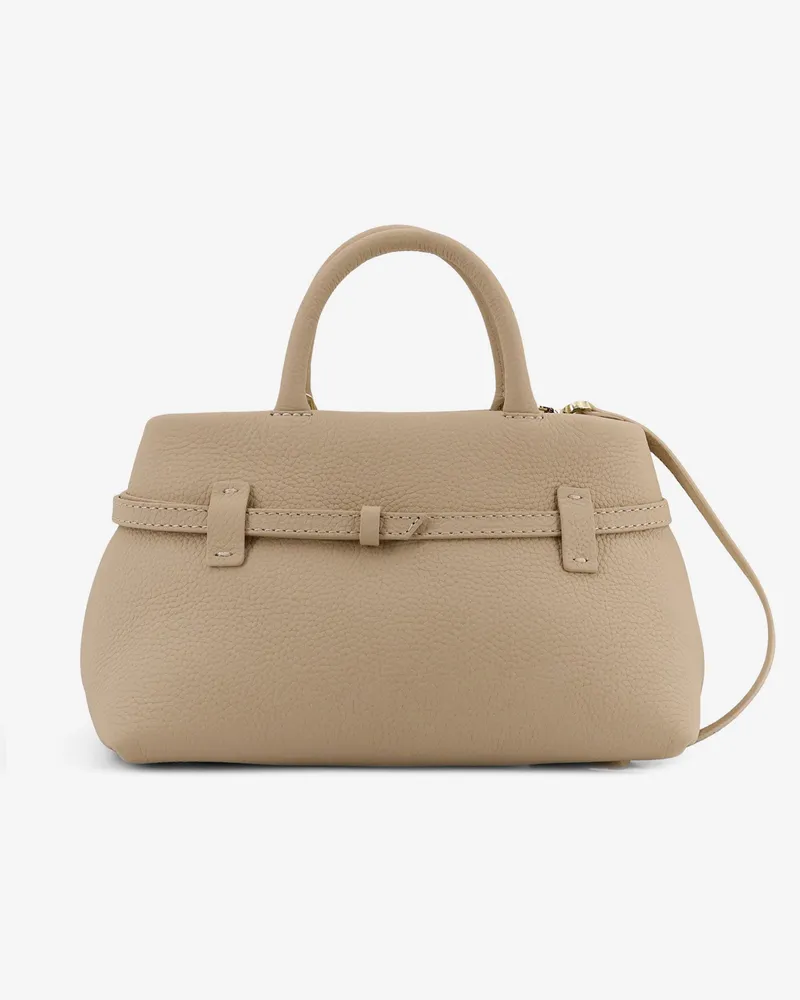 Manu Atelier Women's Leather Handbag Le Cambon 25 Beige Handbags Hand Bags Beige