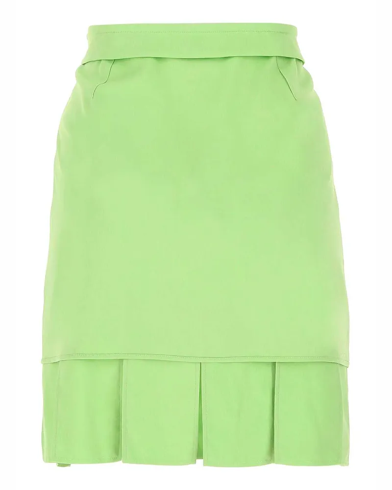 Bottega Veneta 646585v01n0 3516 Exterior: Viscose Elastan Gonne Skirt Green
