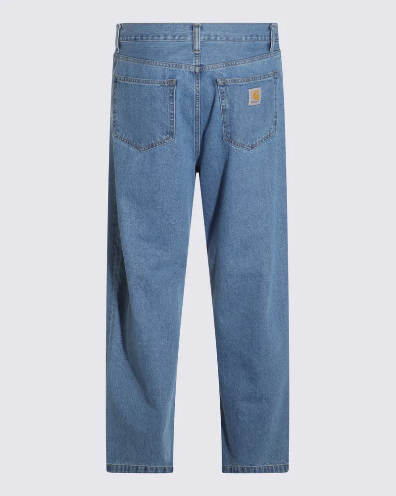 Carhartt WIP Men's Jeans Blue Heavy Stone Wash Blue