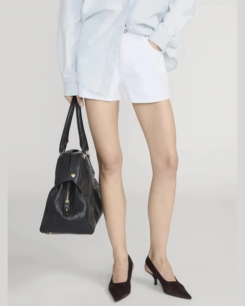 Frame Denim E26 Shorts — White 