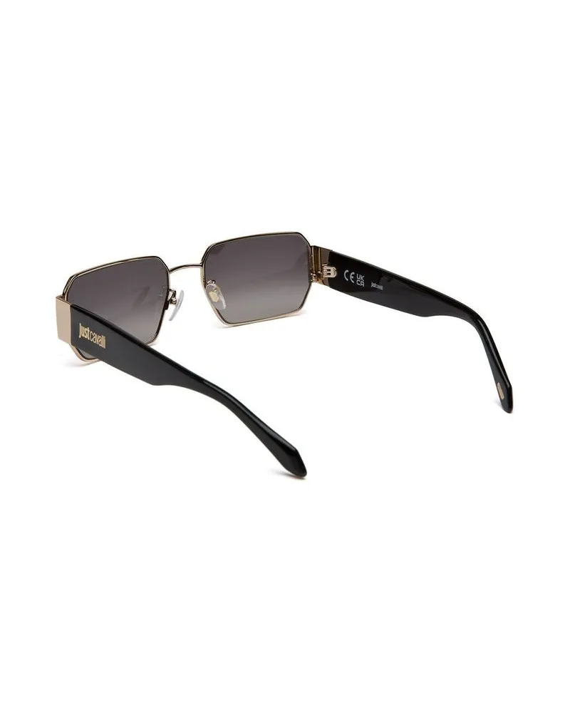 Just Cavalli Unisex Sunglasses Shiny Rose Gold Stainless Steel Eyewear Rose