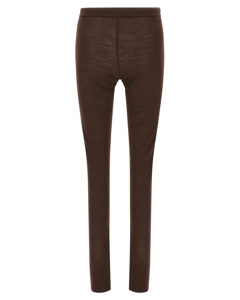 Jil Sander Leggings — Brown Brown