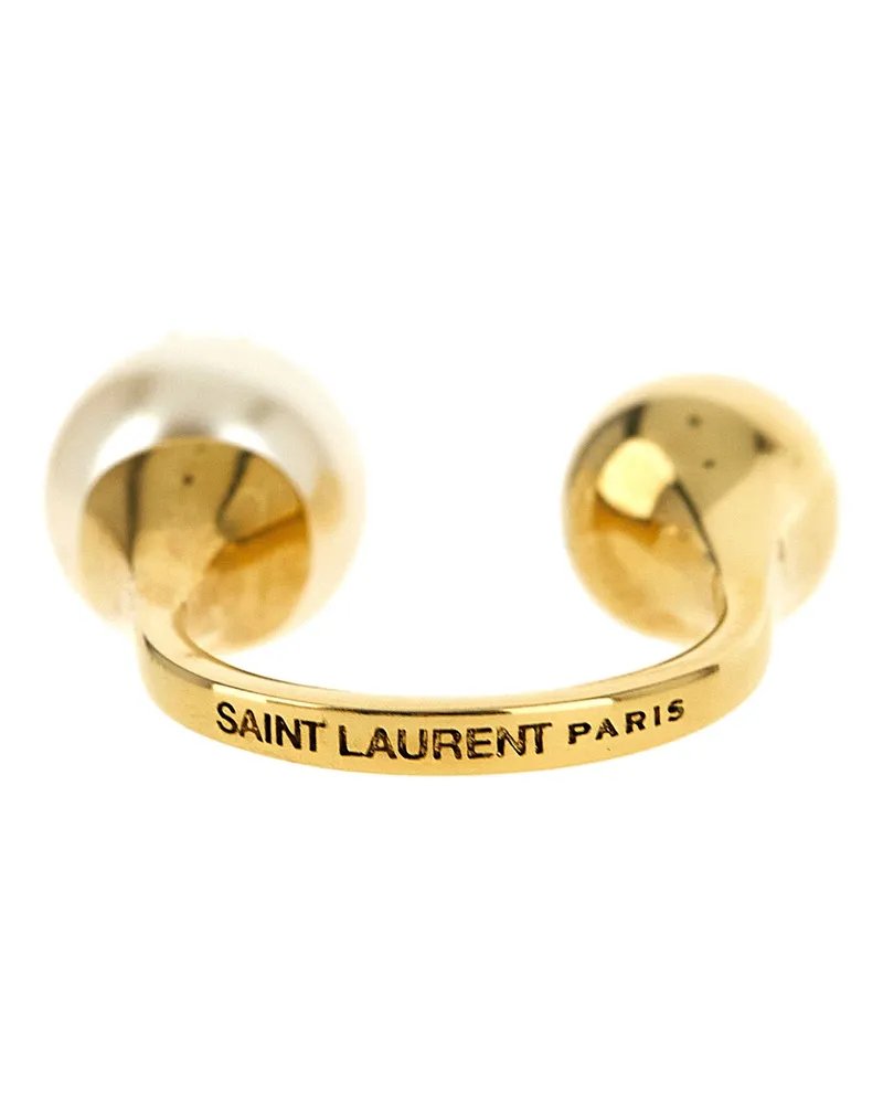 Saint Laurent Paris Ring — Gold Gold
