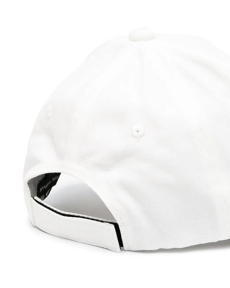 Emporio Armani Logo-Embroidered Baseball Cap — White White