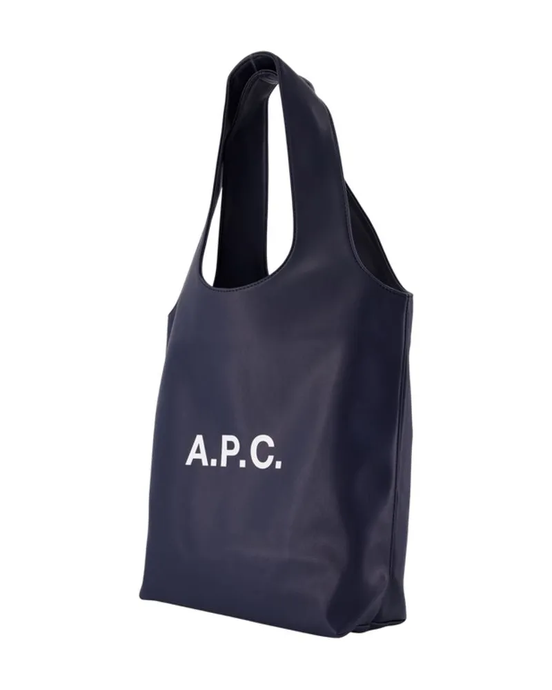 A.P.C. Women's Ninon Tote Navy Synthetic Navy
