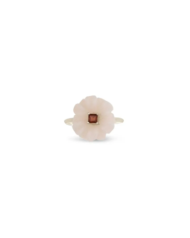 Aliita Women's Blossom Opal Ring Yellow Gold Metal Rings Gold
