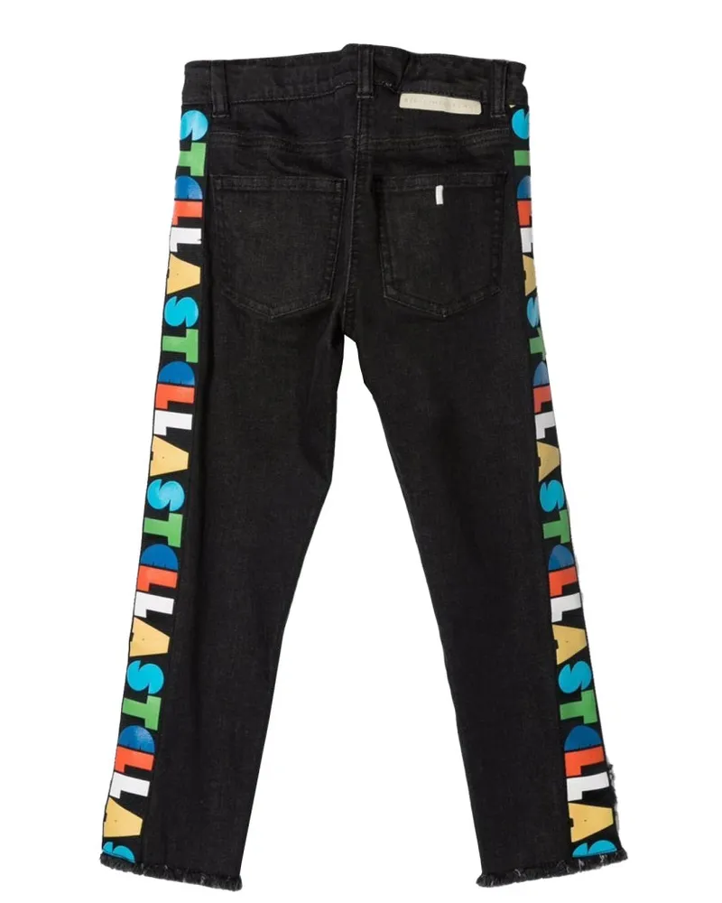 Stella McCartney Cotton-Elastane Denim Jeans — Black Black