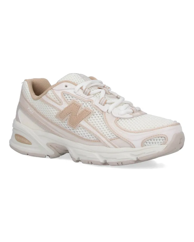 New Balance Unisex Sneakers Beige Synthetic Beige