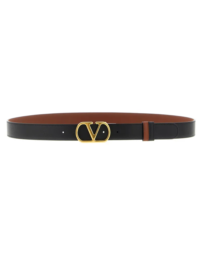 Valentino Garavani Men's Multicolor Calfskin Regular Belt Multicolor