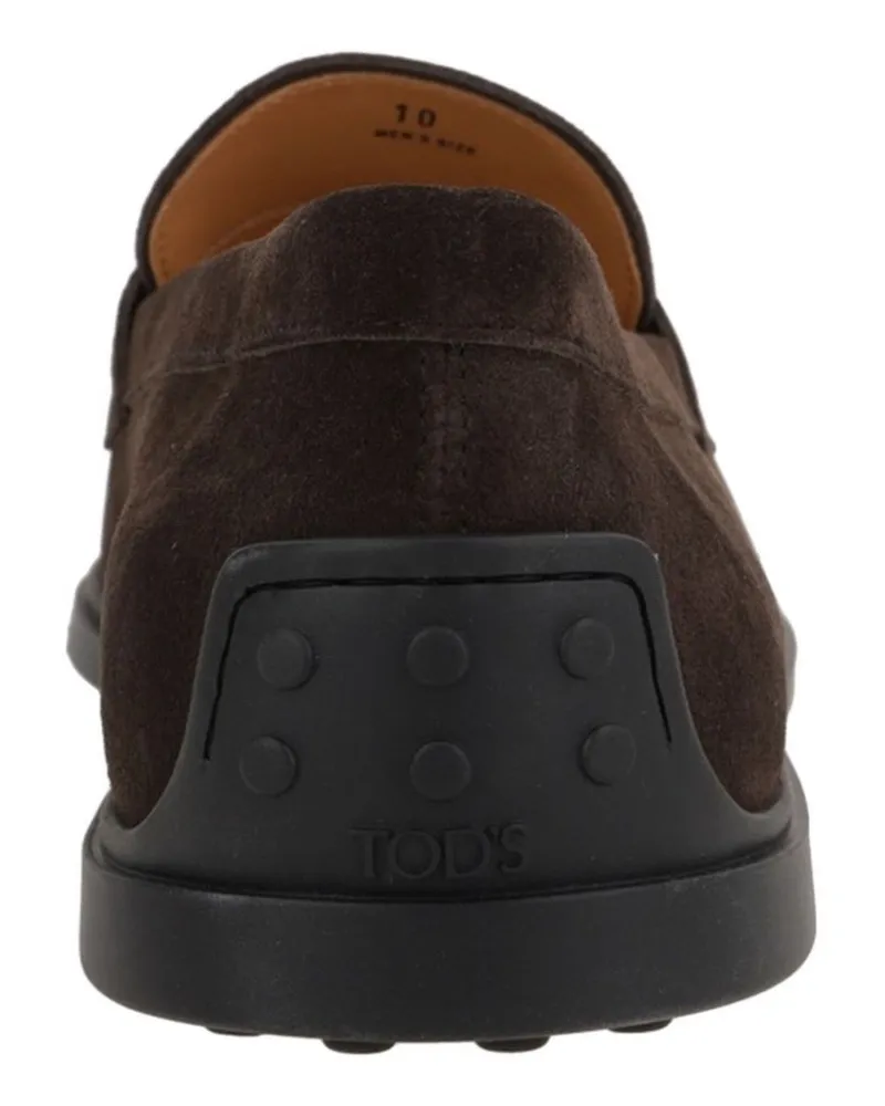 TOD'S Suede Loafer Loafer — Brown Brown