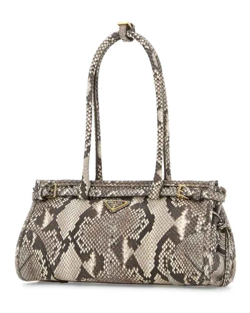 Prada Bonnie Shoulder Bag — Gray Gray