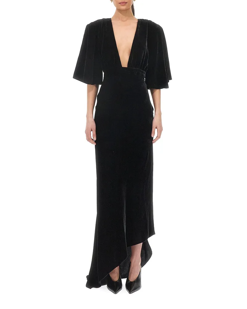 Roberto Cavalli Women's Dress Black Viscose Black