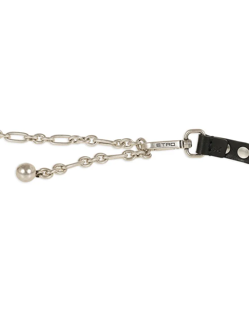 Etro Women's Belt Black Calf Leather Black