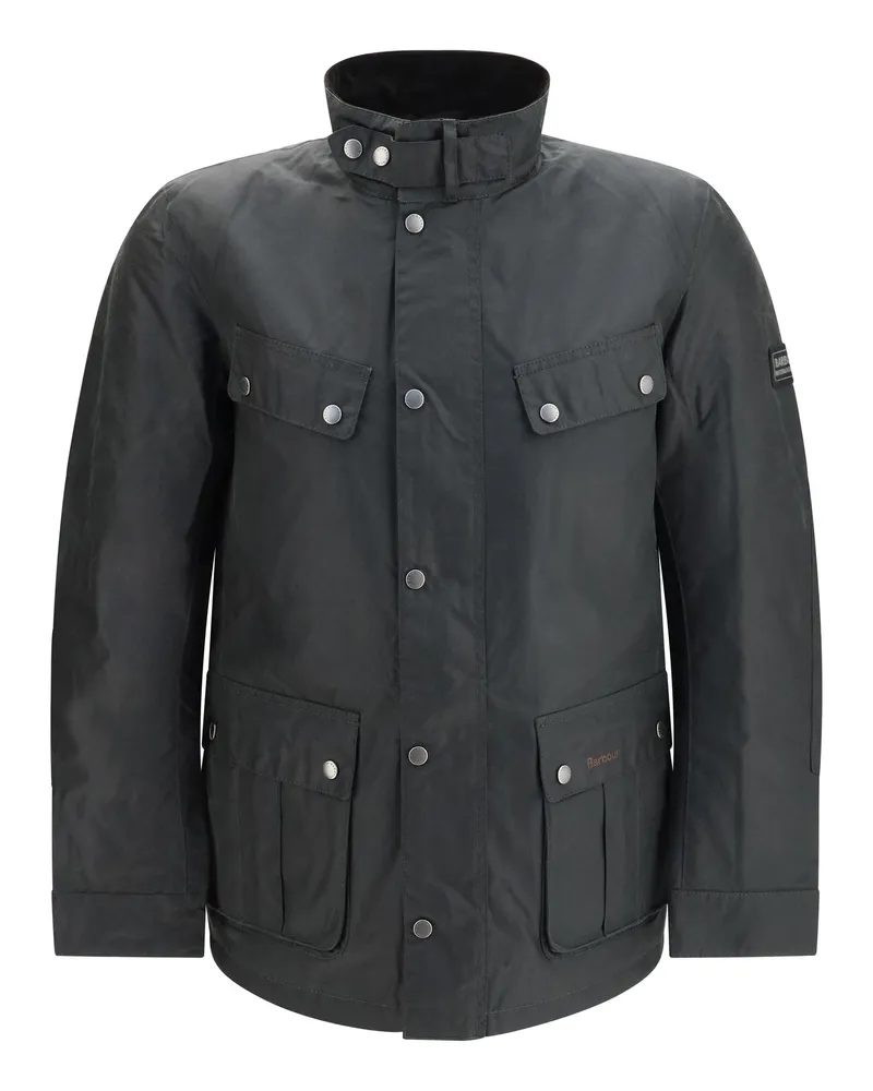 Barbour Men's Duke Wax Jacket Sage Cotton Sage