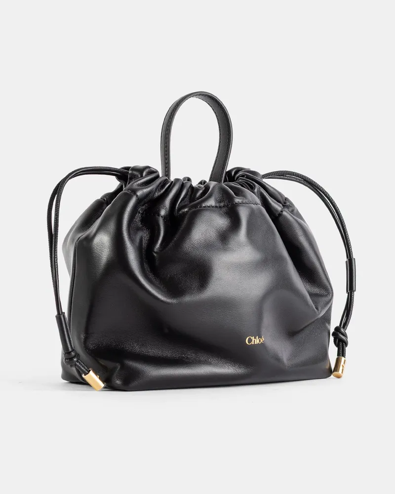 Chloé Women's Icons Clutch Black Lambskin Nappa Leather Black