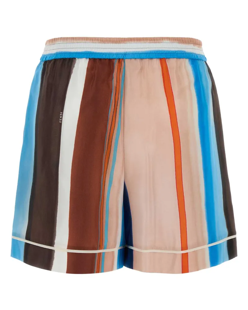 Fendi Trousers Shorts — Multicolor Multicolor