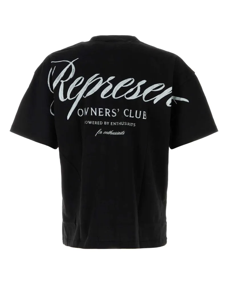 REPRESENT Men's Owners T-Shirt Black Cotton Black