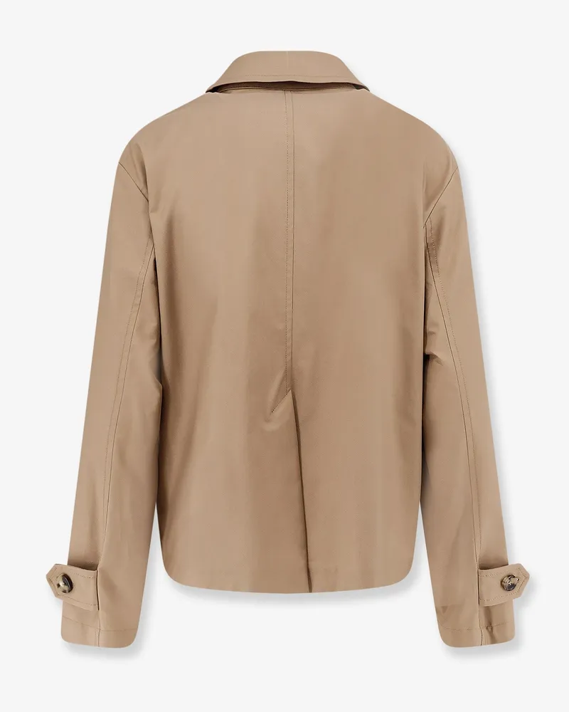 Max Mara Women's Jacket Smmbambola Cotton Blend Brown Brown