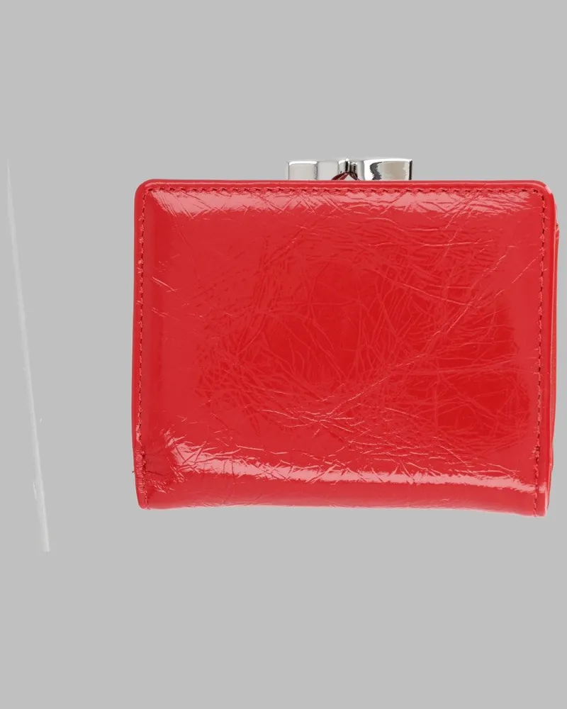 Vivienne Westwood Framed Orb Wallet — Red Red