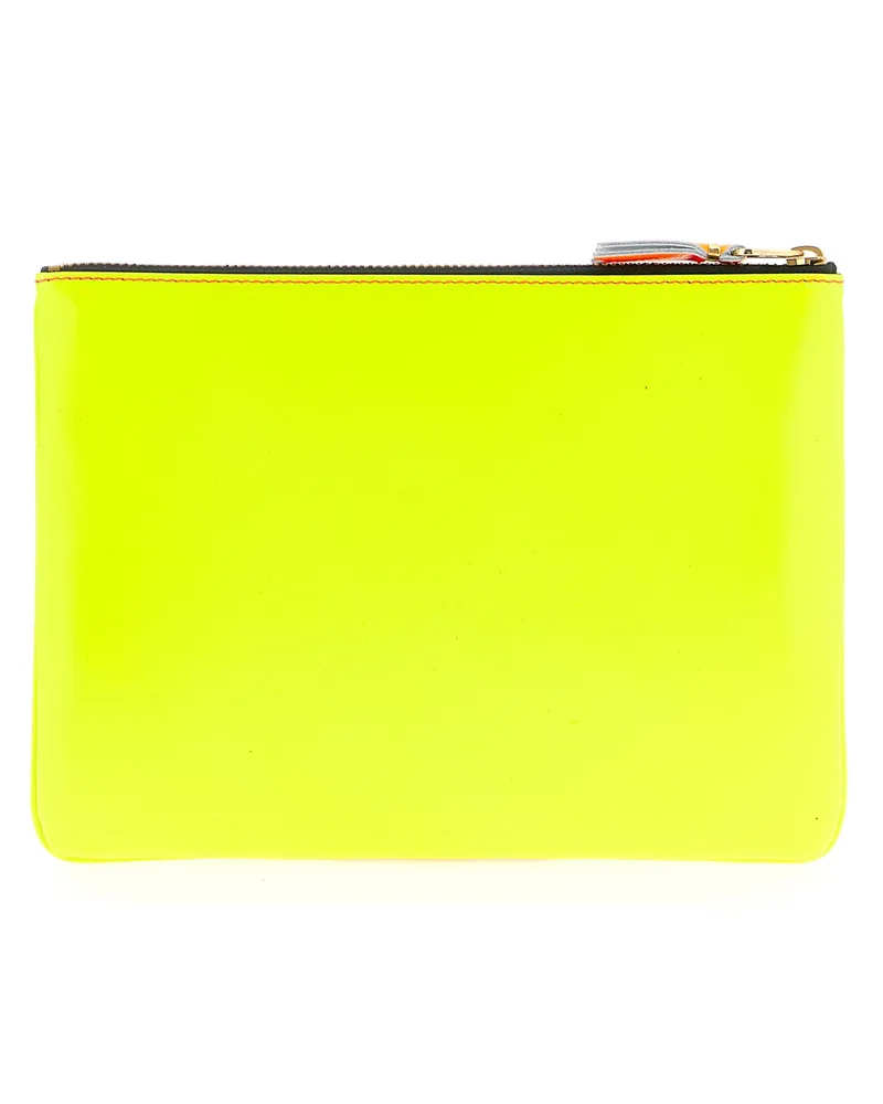 Comme des Garçons Unisex Multicolor Goatskin Cardholder Accessory Pink