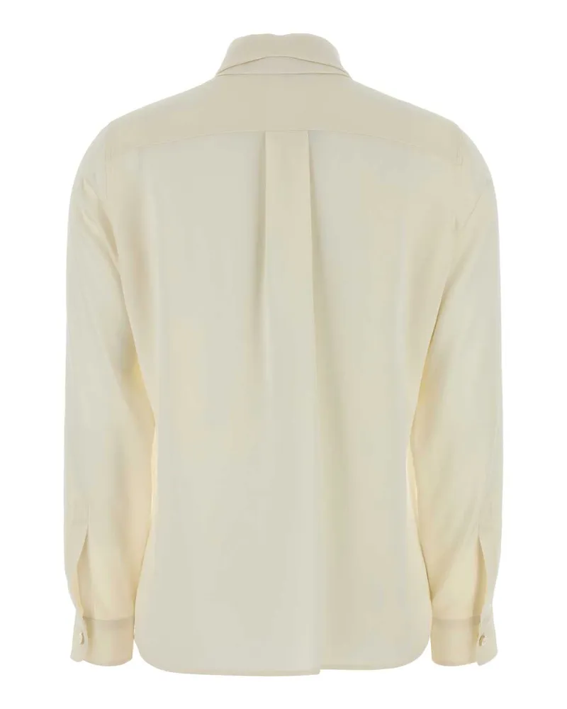 Max Mara 2611111091600 070 Avorio Exterior: Silk Camicie Shirt Beige