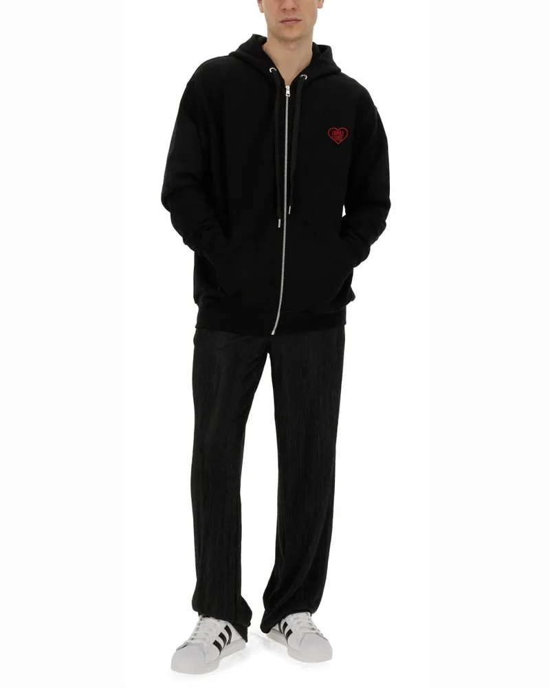 Family First Pleated Trousers — Black Black