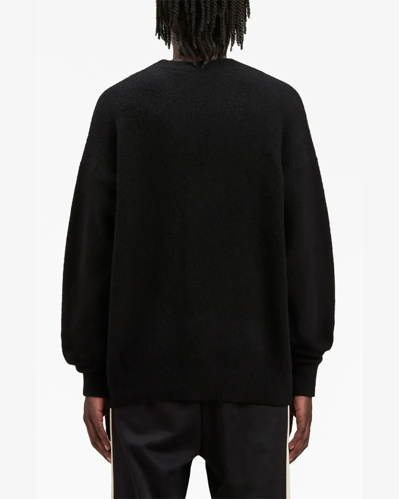 Palm Angels Logo-Print Sweatshirt — Black Black