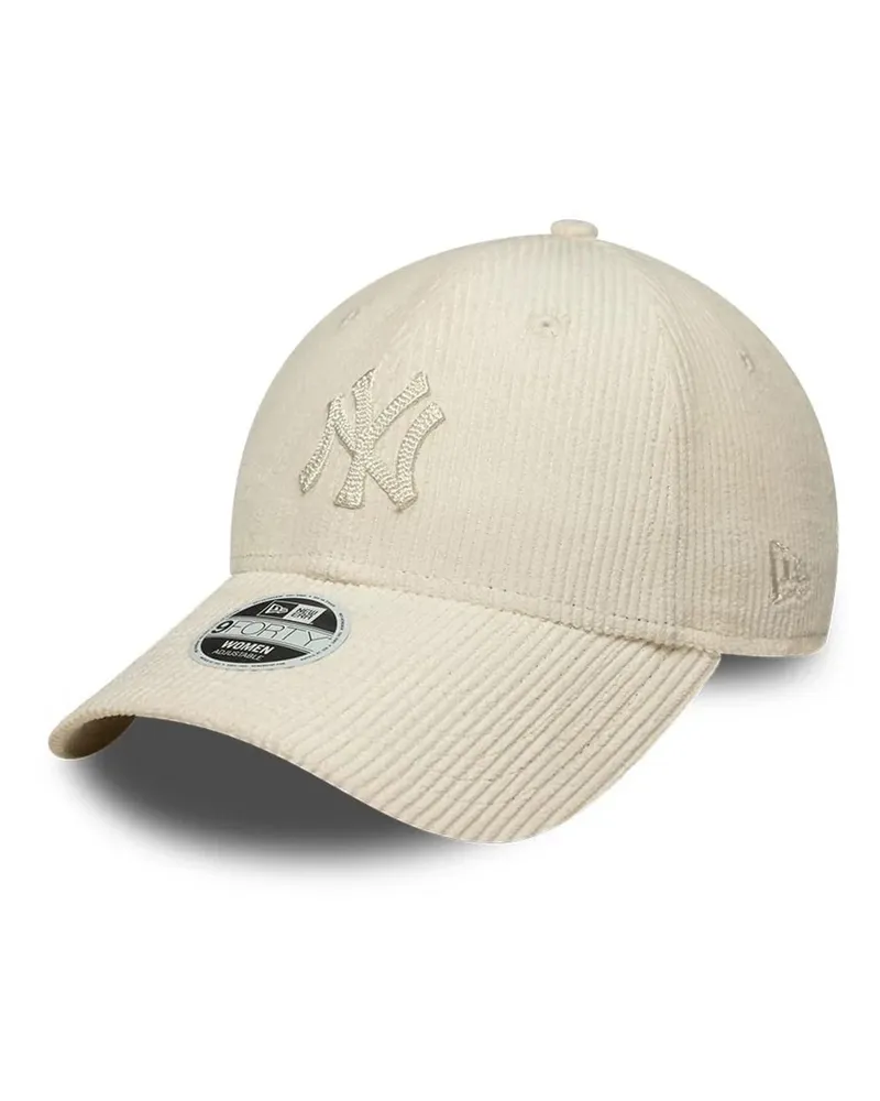 New Era Women's Baseball Cap 9forty Cord Light Beige Undervisor: Cotton; Crown Hat Beige