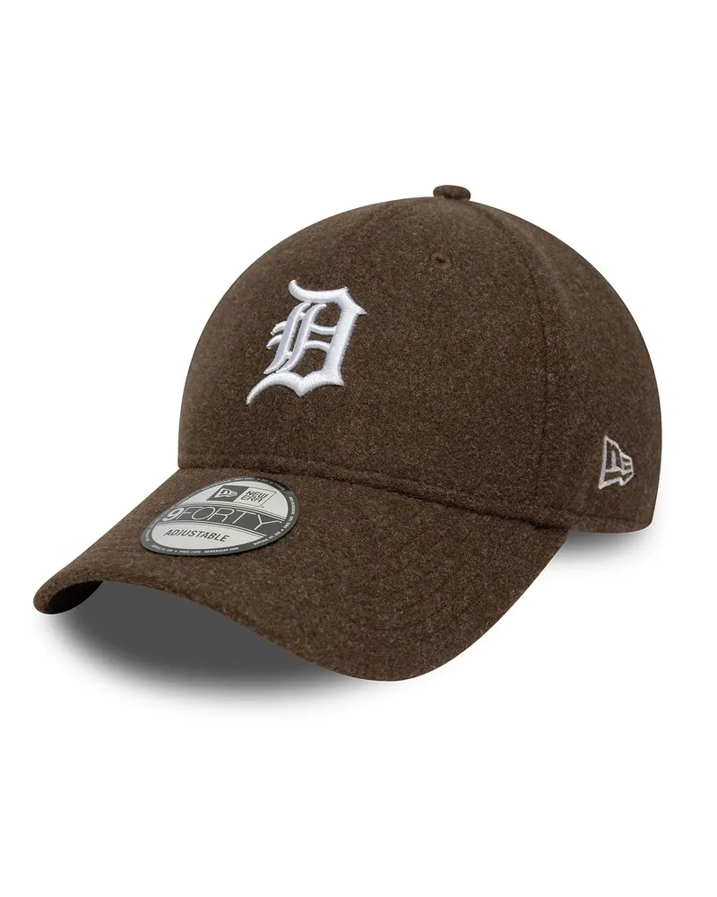 New Era Unisex Cap 9forty Dark Brown Polyester Rayon Hat Brown