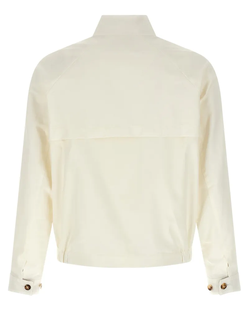 Brunello Cucinelli Techno Cotton Jacket — Cream Cream