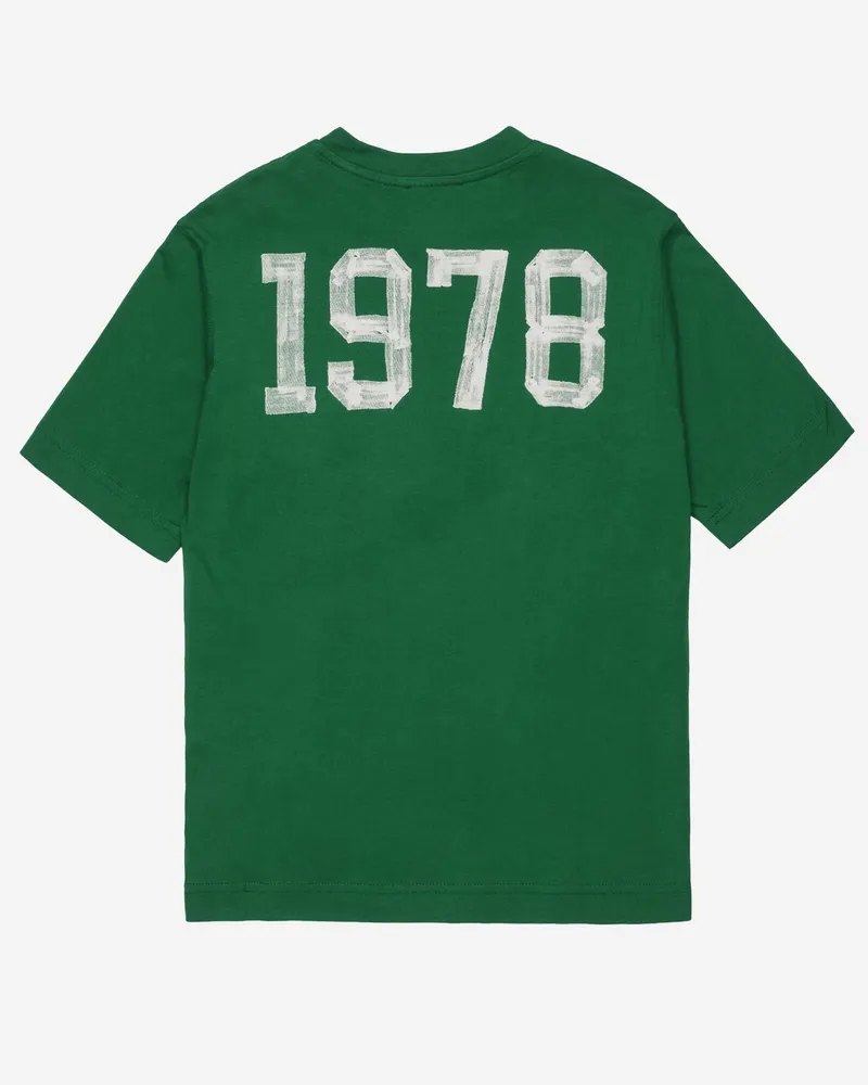 Diesel Boys' Cotton T-Shirt With Logo Green T-Shirts And Polos Green