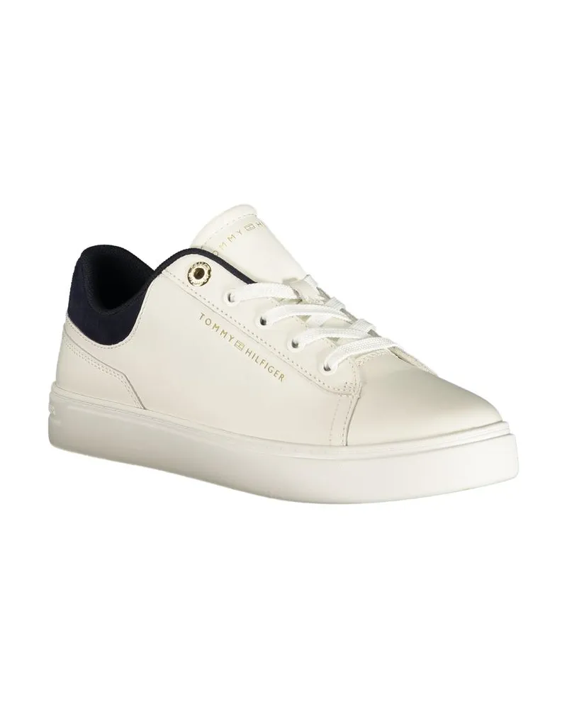 Tommy Hilfiger Lace-Up Sneakers — White White