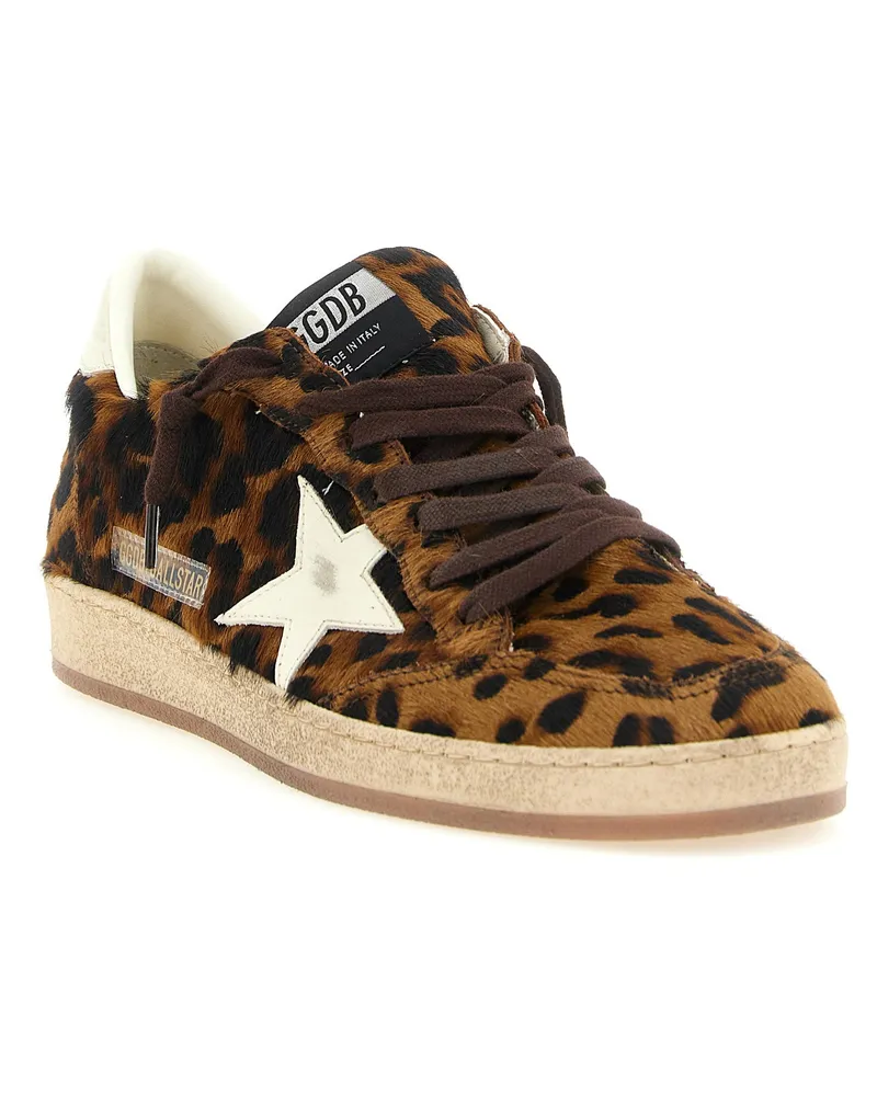Golden Goose Ball Star Sneaker — Brown Brown