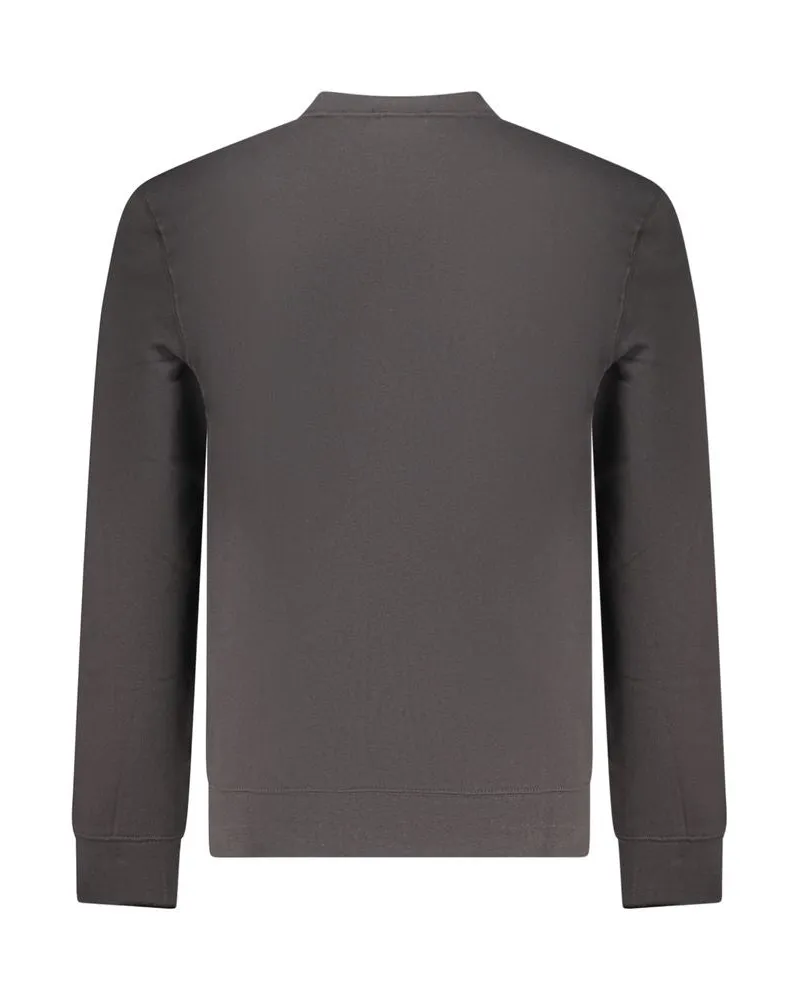 Calvin Klein Cotton Crew Neck Sweatshirt — Black Black
