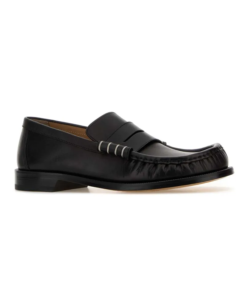 J.W.Anderson Men's Black Leather Loafers Mocassini Black