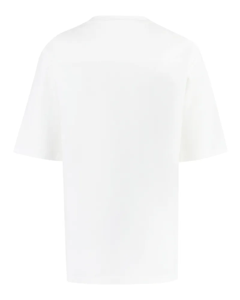 Jil Sander Women's Cotton Crew-Neck T-Shirt White T-Shirts & Jerseys White