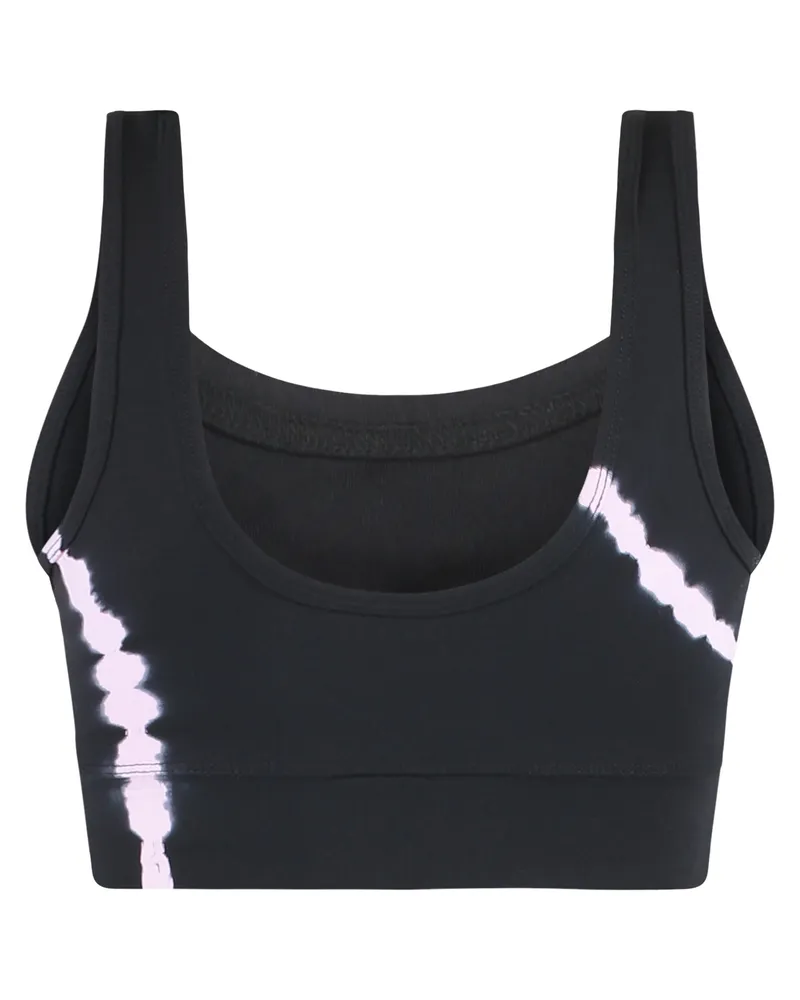 Electric & Rose Women's Black Sports Top With Wide Straps Polyamide Tops Black