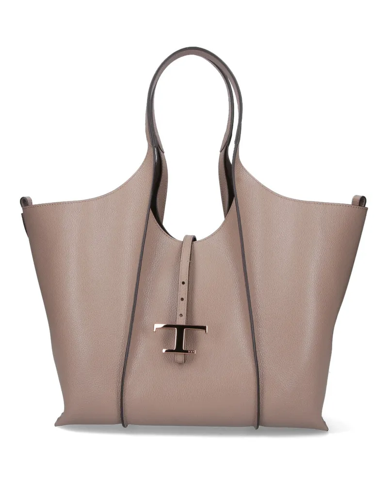 TOD'S Women's Bags Beige Outer: Calf Leather Beige