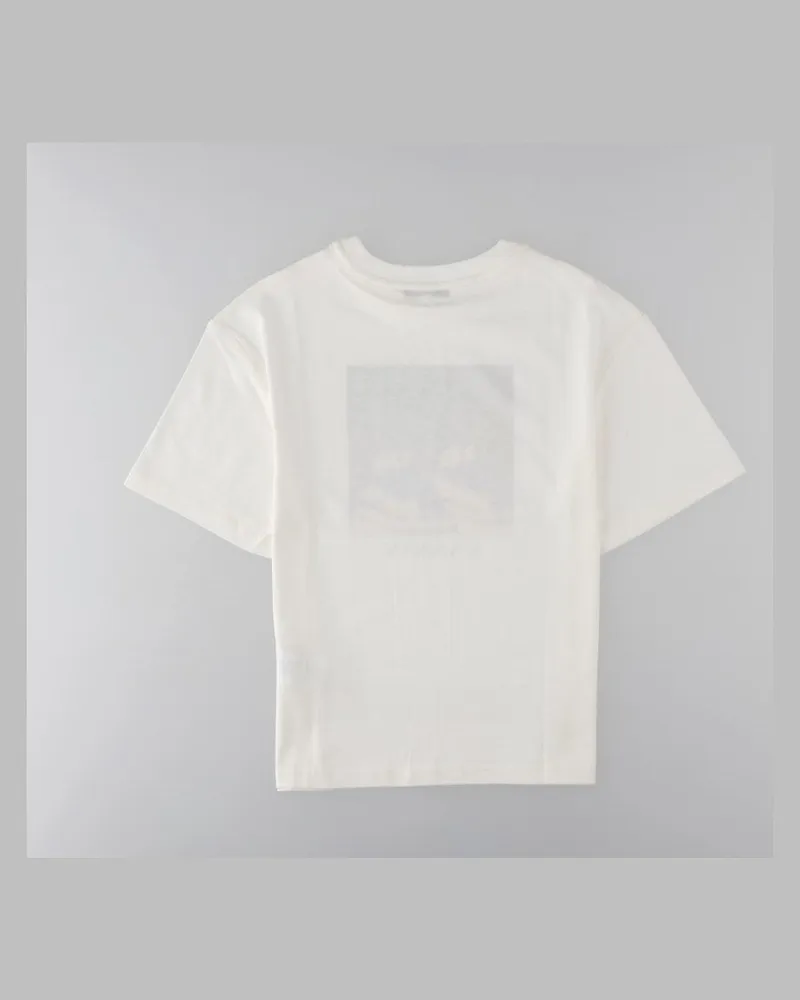 Lanvin Graphic-Print Cotton T-Shirt — White White