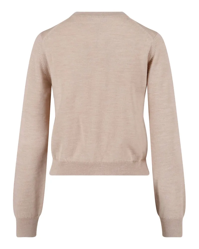 Kitsuné Women's Sweaters Beige Wool Beige