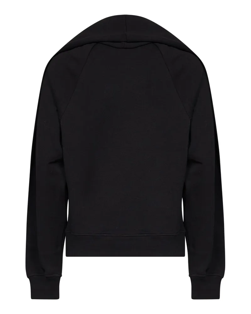 Dries van Noten Draped Panel Sweatshirt — Black Black