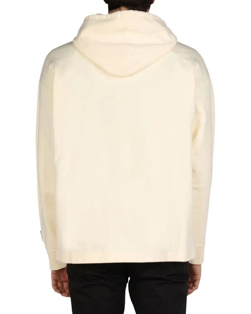 TATRAS Logo Print Cotton Sweatshirt — Yellow Yellow