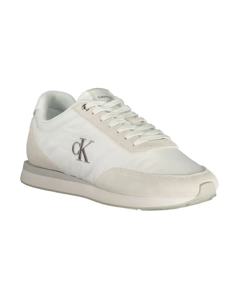 Calvin Klein Recycled Polyester Sneaker — White White